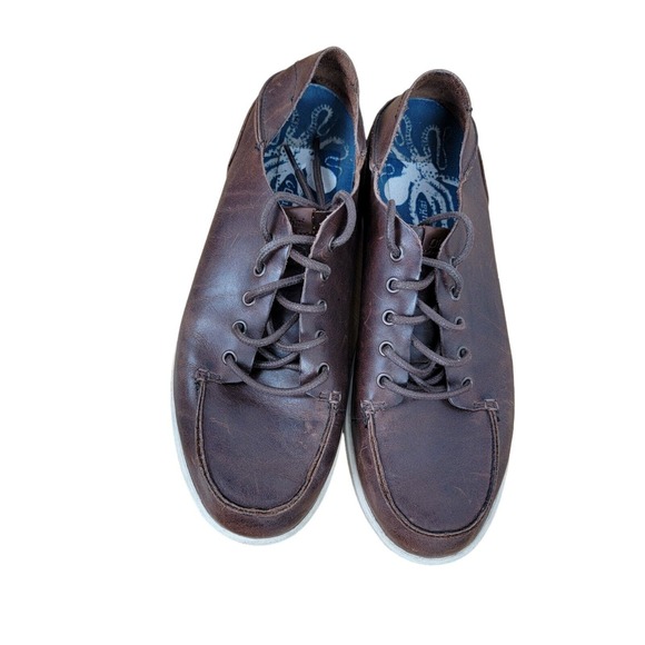 Olukai Nalukai Kala Slip On Casual Shoe Brown Tan Leather Comfort Mens 9 main image 6